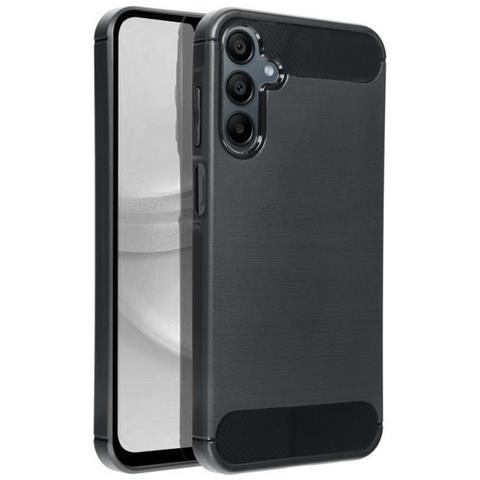 Custodia B-case Tpu Silicone Cover Case Per Samsung Galaxy A36 5g Carbon Metal Black - Foto 1