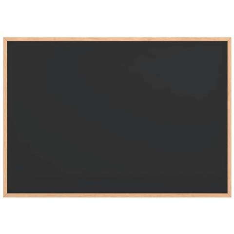 Lavagna Con Cornice In Legno Massello Di Pino Nero 80x55 Cm - Foto 3