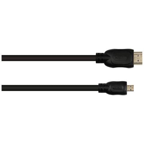 4532-020 cavo HDMI 2 m HDMI tipo A (Standard) HDMI tipo D (Micro) Nero - Foto 2