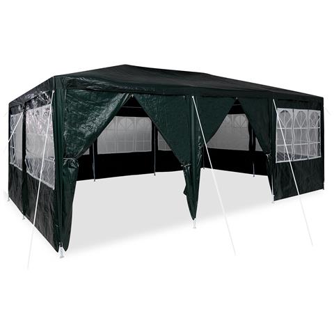 Tenda da Feste con 10 Pareti Verdi 6x4 m PE - Foto 2