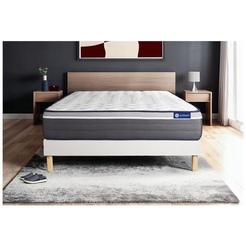 Kit Rete E Materasso Matrimoniale Actilatex Plus 200x200cm - Spessore : 26cm - Lattice E Memory Foam- Molto Rigido - Foto 1