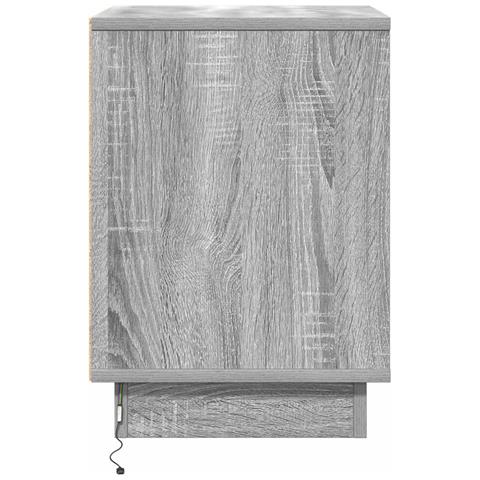 Armadio da Notte con 2 pcs Grigio 39 x 34.5 x 50 cm - Foto 9