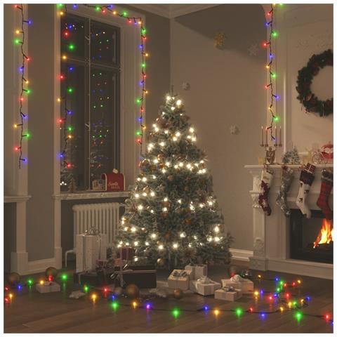 Lusso Casadino - Stringa Di Luci Con 400 Led Multicolore 40 M 8 Effetti Luce - Foto 6