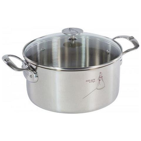 Casseruola In Acciaio Inox Da 28 Cm + Coperchio - 3427.28 - Foto 1