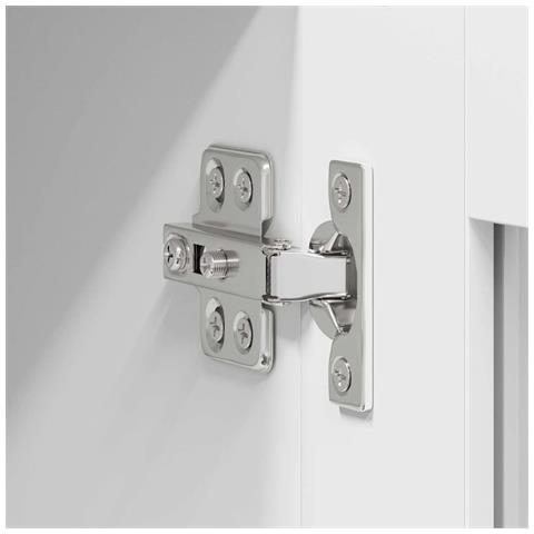 Armadio pensile Riga Bianco 80 x 31 x 40 cm Legno multistrato - Foto 9