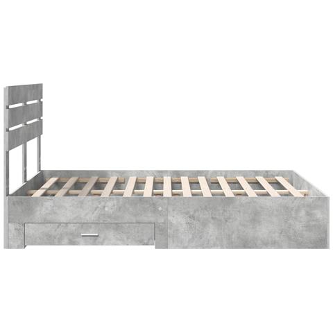 Struttura del letto con cassetto con testiera Legno multistrato - Foto 9