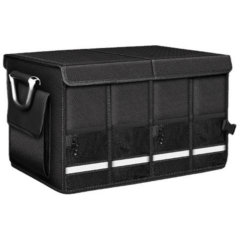 Organizzatore Pieghevole Per Bagagliaio Auto - Scatola Portaoggetti Pieghevole Robusta Con Scomparti Multipli  M - Foto 1