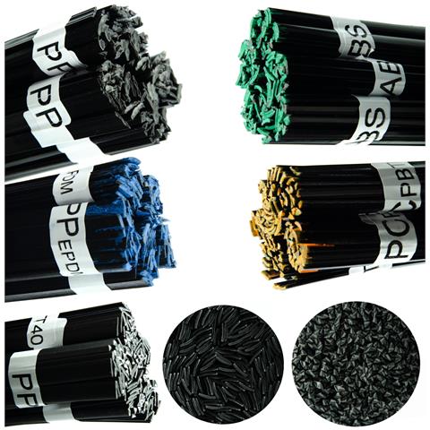 Kit Di Saldatura Plastica - 5 Tipi Di Fili 500g | Granulato Puro, Nero | Per Auto, Moto, Elettrodomestici - Foto 1