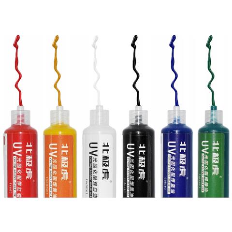 Set Soldermaska 10ml Con Pistone - Colori: Bianco, Nero, Rosso, Verde, Arancione, Blu | Protezione Pcb | Isolamento Elettrico - Foto 2