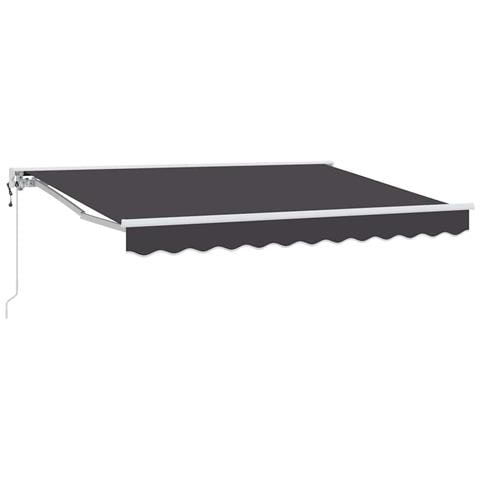 Tenda Retrattile Antracite 250 x 200 cm Poliestere e Metallo - Foto 1