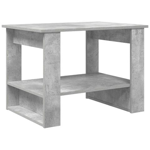 Tavolino da salotto Grigio cemento 72 x 50 x 50 cm - Foto 1