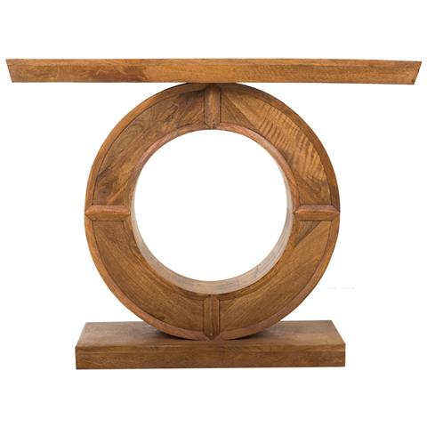 Mobile Da Ingresso In Legno Rifinito A Mano 102x30x77 - Foto 2