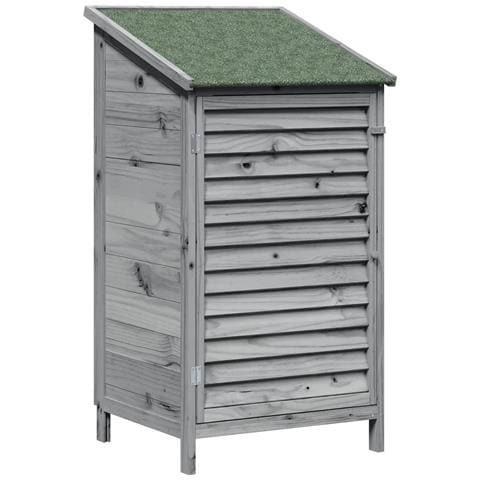 Capanno da Giardino Grigio 59 x 56 x 113,5 cm - Foto 1