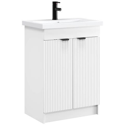 Set di mobili per il bagno Bianco 56 x 37,5 x 81 cm - Foto 1