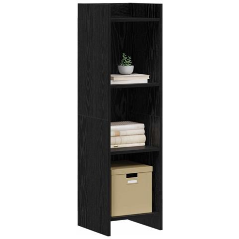 Libreria Rovere Nero 30 x 30 x 111 cm Legno ingegnerizzato - Foto 2
