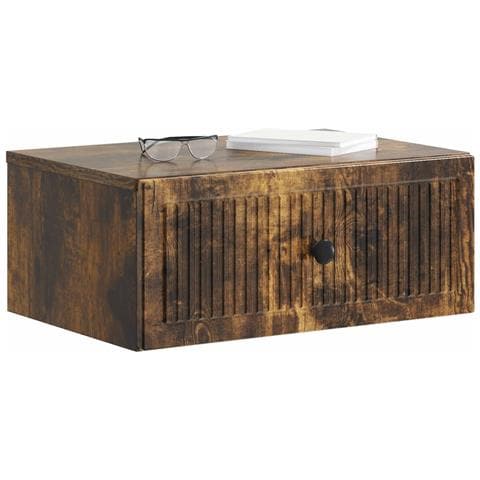 Armadio da Notte 2 pcs Rovere Fumo 49 x 34,5 x 20 cm - Foto 2