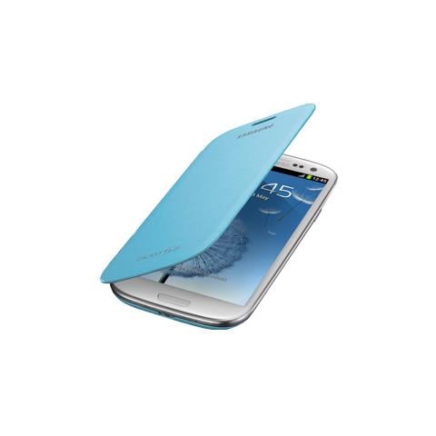 Flip Cover Azzurra Galaxy S3 - Foto 2