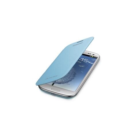 Flip Cover Azzurra Galaxy S3 - Foto 1