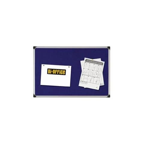 pannello in tessuto 90x120cm blu felt board bi-office - Foto 1
