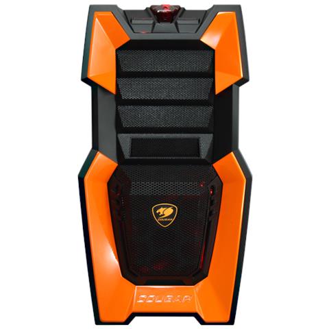 Case Challenger Middle Tower ATX / Micro-ATX / Mini-ITX 2 Porte USB 3.0 Colore Arancione (Finestrato)  - Foto 2