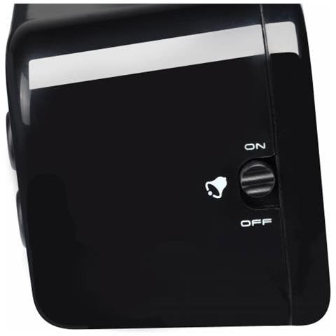 Sveglia radiocontrollata BRESSER MyTime Amber nero - Foto 5