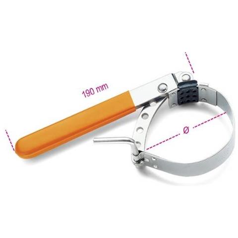 Chiave Filtri Olio Nastro Metal. 80/110 1492/2 - Foto 2