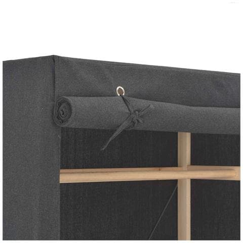 Armadio Grigio 79x40x170 Cm In Tessuto - Foto 2