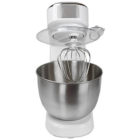 Km-1000w Robot Da Cucina Impastatrice Mixer, Contenitore In Acciaio Inox, 5 Litri, Crema - Foto 2