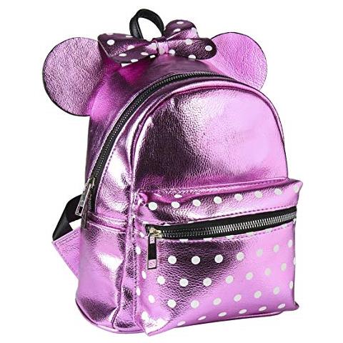 Artigianato Setola Pack Minnie Modo Casuale, Zainetto Unisex-adulto, Rose (rosa), 11x25x22 Cm (l X H X L)  - Foto 1