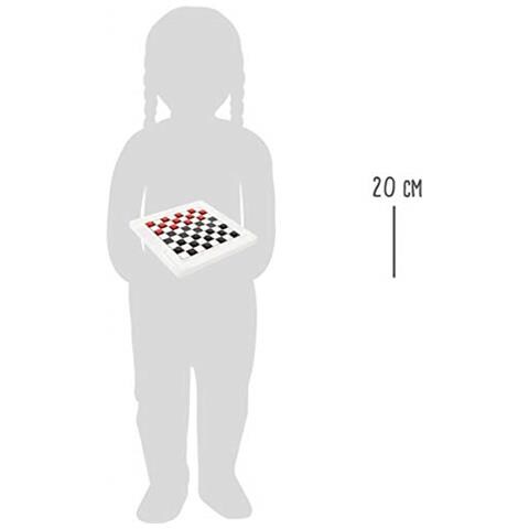 Piccolo Piccolo Piede Foot-11395 Scacchiera Dama E Scacchilegno2 Giochi Classici In 1gioco Da Tavolo Giocattolimulticolore11395 - Foto 2