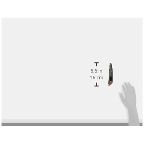 Y010032 Cutter Da Lavoro In Alluminio, 18 Millimetri Alluminio - Foto 3