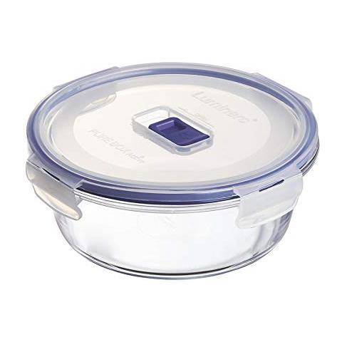 Serie Pure Box - Set Da 3 Contenitori Per Alimenti, Tondi, Con Coperchio Attivo, Per Il Congelatore, Non Assorbe Odori Né Colori - Foto 2