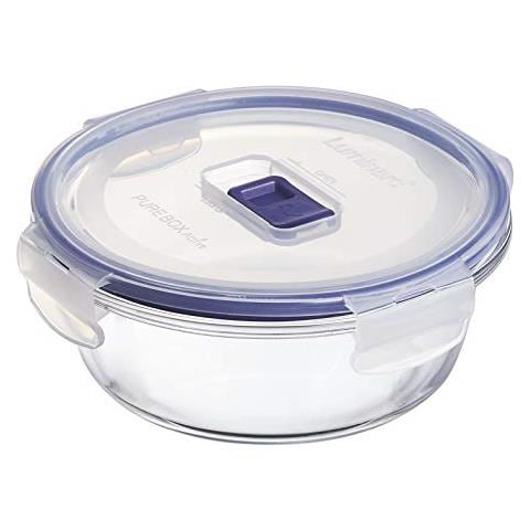 Serie Pure Box - Set Da 3 Contenitori Per Alimenti, Tondi, Con Coperchio Attivo, Per Il Congelatore, Non Assorbe Odori Né Colori - Foto 3