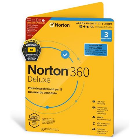 N360 Deluxe per 3 Utenti Licenza di 1 Anno - Foto 1