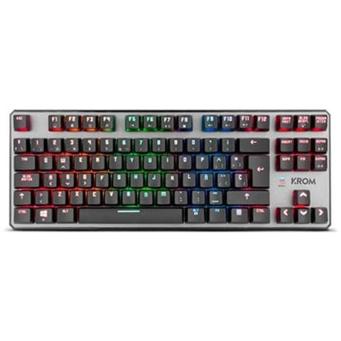 Kernel TKL Tastiera Gaming USB Layout Spagnolo Nero - Foto 1
