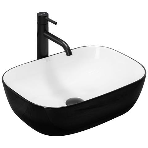 Lavabo Da Appoggio Belinda White Black - Foto 1