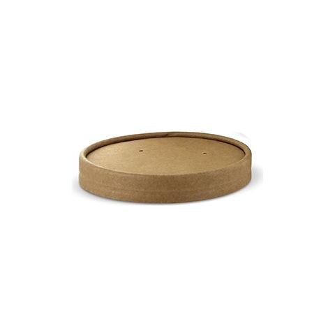 87267 coprivivande Marrone Cartoncino Rotondo Coperchio per alimenti - Foto 1