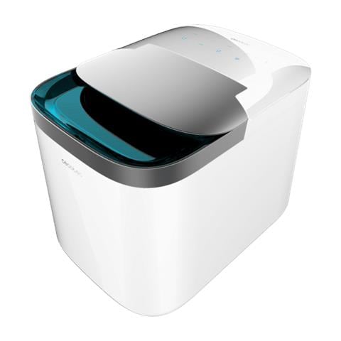 08052 macchina per cubetti di ghiaccio Macchina per la produzione di cubetti di ghiaccio integrata /indipendente 15 kg / 24h 150 W Blu, Trasparente, Bianco - Foto 1