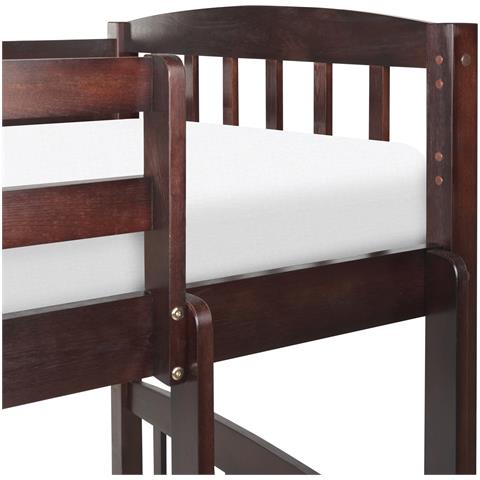 Letto A Castello Legno Scuro 90 X 200 Cm Revin - Foto 8