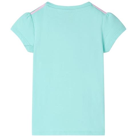 Maglietta Da Bambina Menta Chiaro 128 - Foto 2