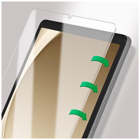 Vetro Temperato Per Samsung Galaxy Tab A9 Second Glass Durezza 9h, Trasparente - Foto 5