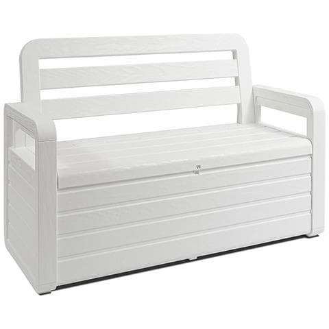 Panchina Multiuso Da Esterno Dotata Di Vano Portaoggetti Con Top Apribile - Foto 1