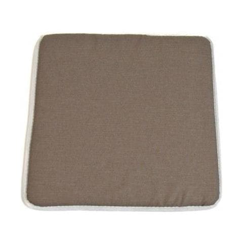 Cuscino Sedia Action Tortora Imbottito 38x38xh2 Cm Casa Giardino - Tan - Foto 1