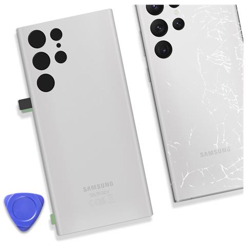 Vetro Posteriore Di Ricambio Per Samsung Galaxy S22 Ultra Compatibile - Foto 2