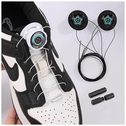 Lacci Elastici Senza Allacciatura Black - Foto 1