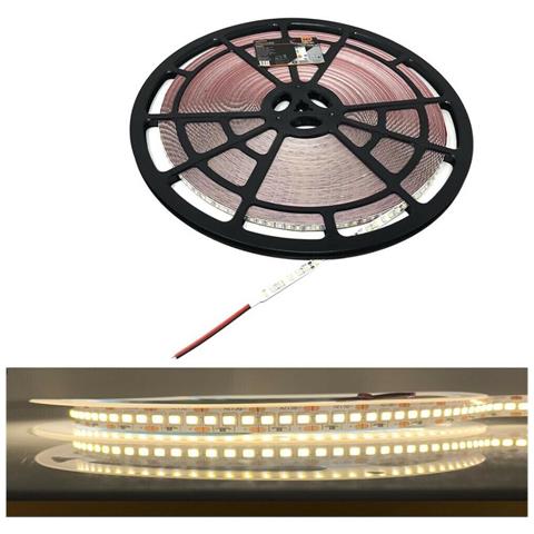 Striscia Led Smd 2835 Strip Adesiva 50 Mt 24v Bobina Luce Naturale 4000k - Foto 1