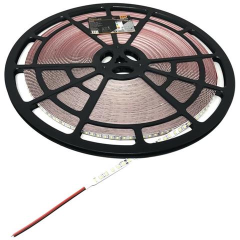 Striscia Led Smd 2835 Strip Adesiva 50 Mt 24v Bobina Luce Naturale 4000k - Foto 2