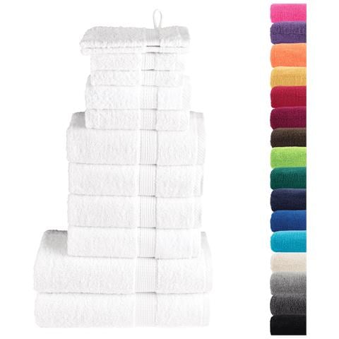 Set ASciugamani SOLUND 12 pz Bianchi 600 gsm - Foto 2
