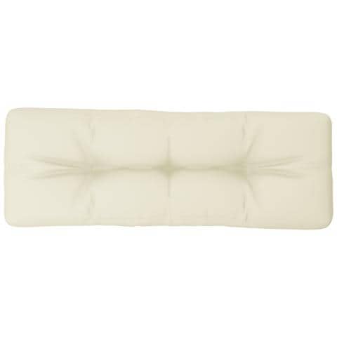 Cuscino Per Pallet Crema 120x40x12 Cm In Tessuto - Foto 2