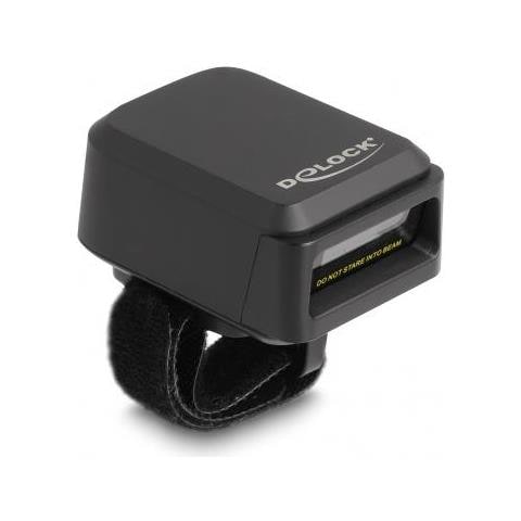 90607 Lettore Di Codici A Barre Lettore Di Codici A Barre Indossabile 1d / 2d Cmos Nero - Foto 1